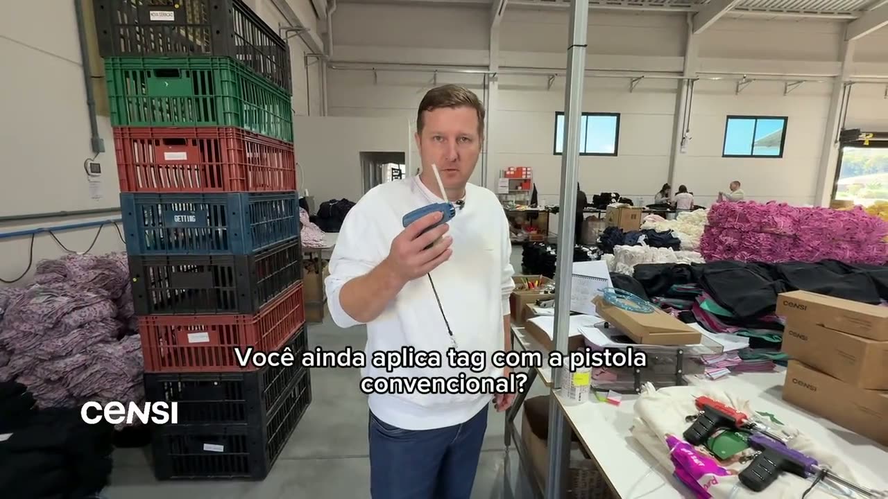 Pistola Pneumática Aplicadora de TAG — Censi