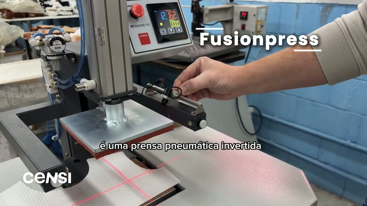 FUSIONPRESS RAISE 140 em operação